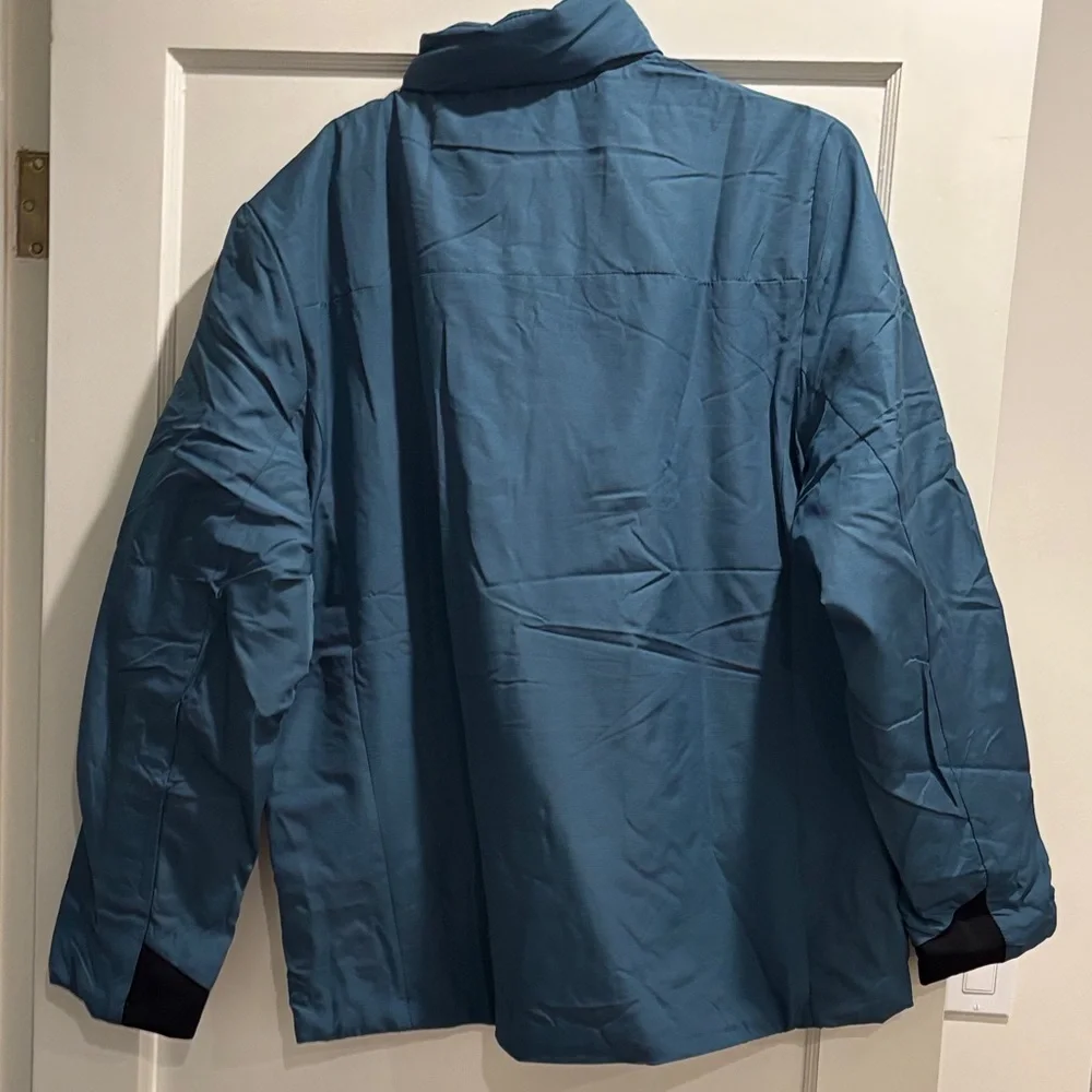 Women's Teal Ski Jacket - Picture 4 of 4